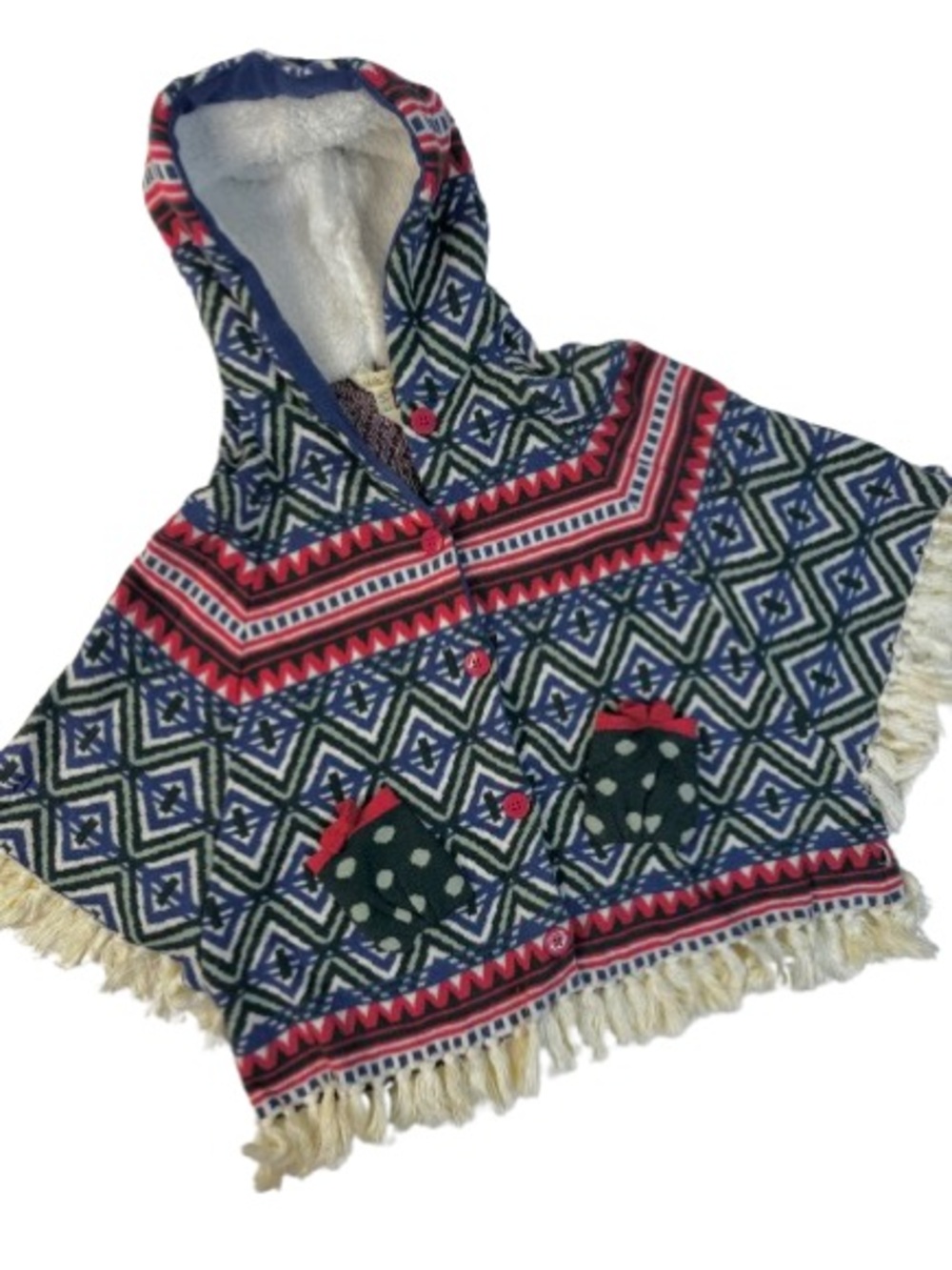 Matilda Jane Hooded Poncho A Caroling We Go
